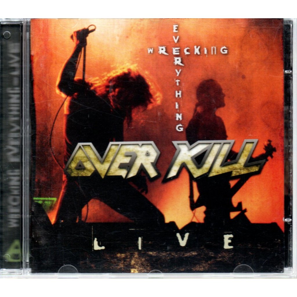 CD OVER KILL - LIVE WRECKING EVERYTHING ( SPITFIRE ) | Shopee Brasil