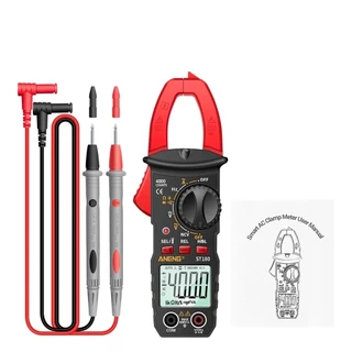 Alicate Amperimetro Digital Aneng ST180 400A 600v True RMS Corrente Alternada AC Tensão Alternada E Continua AC DC