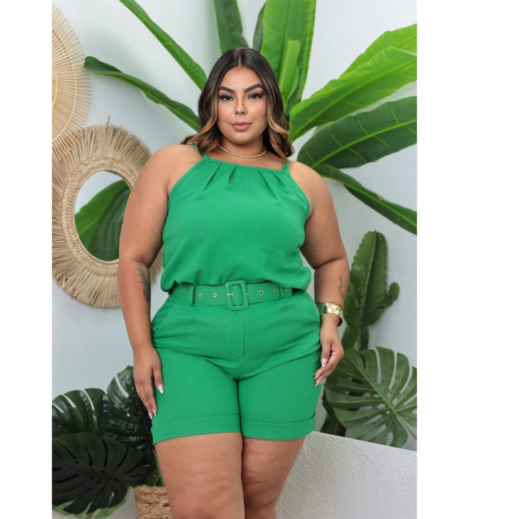 Conjunto social plus size shops