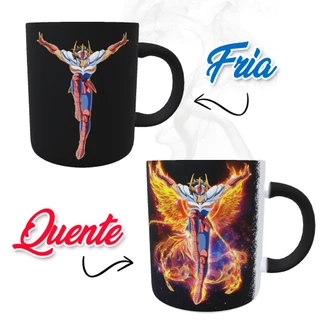 Caneca Mágica Cavaleiros do Zodíaco - Ikki de Fênix