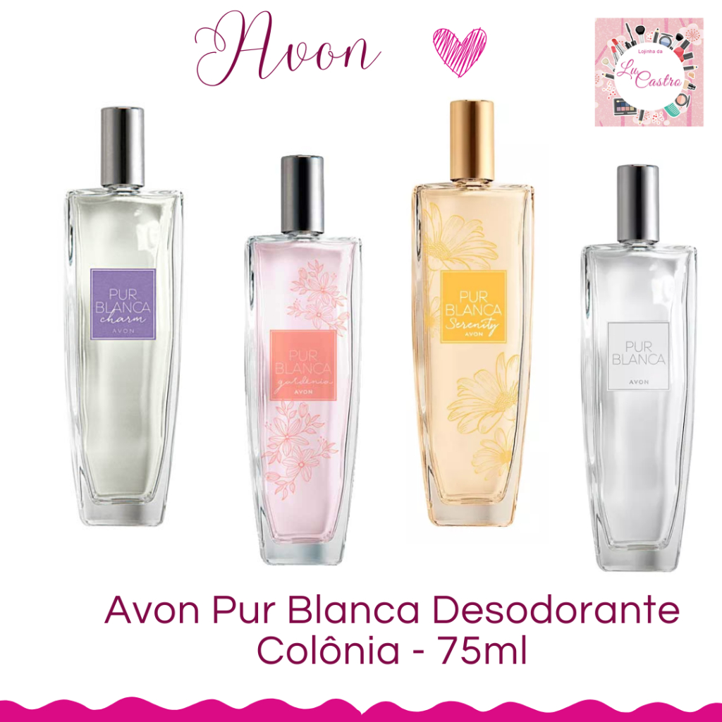 Avon Pur Blanca Deo Colônia Feminina 75ml - Fragrâncias | Shopee Brasil