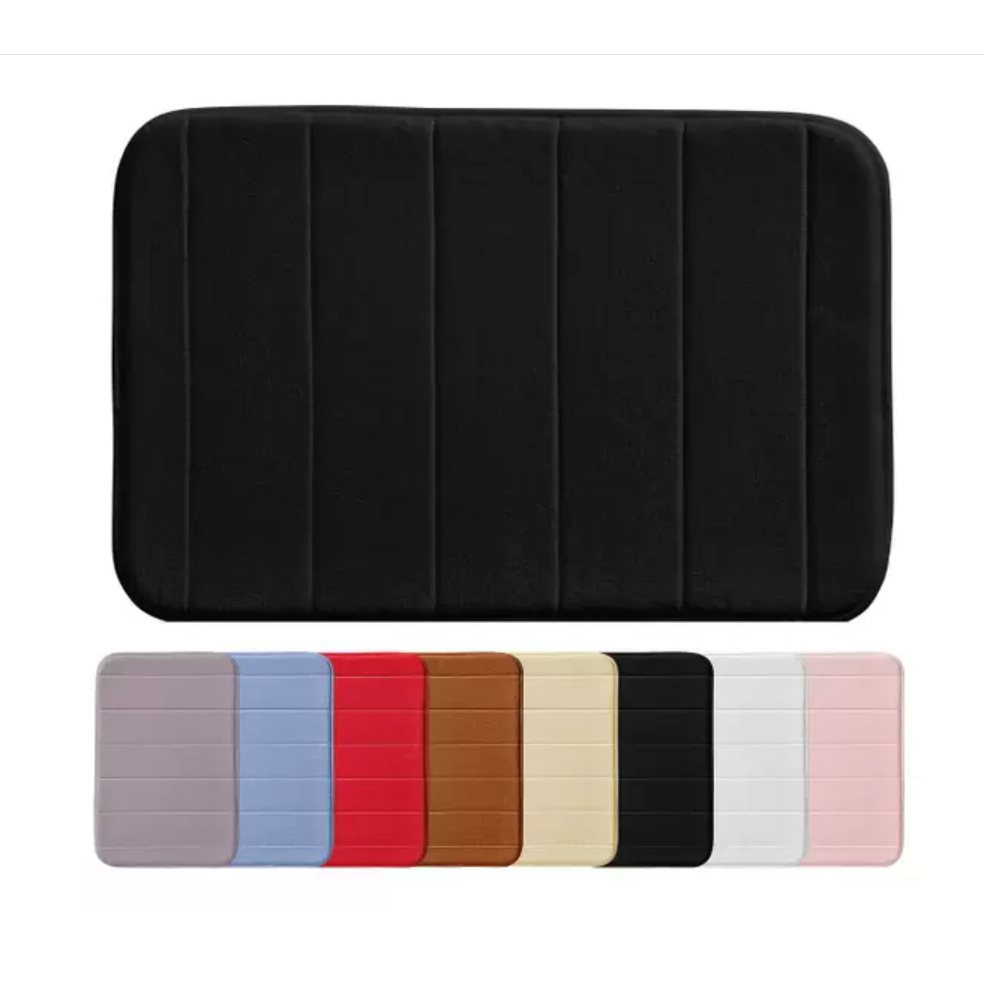 Decoração tapete de banheiro liso e decoração para o quarto