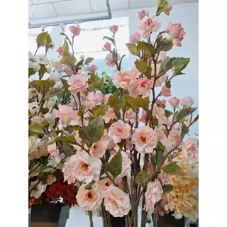Haste de Cerejeira Artificial Decorativa Flores e Plantas- R92952