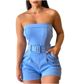 Macaquinho Feminino Macaquinho Feminino Curto Macacao Feminino Macacão Curto Alfaiataria