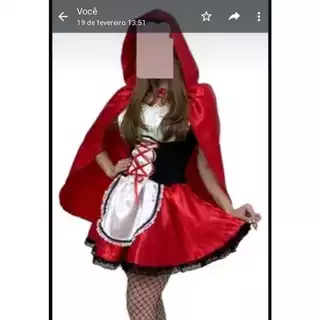 Fantasia de Chapeuzinho Vermelho Adulto