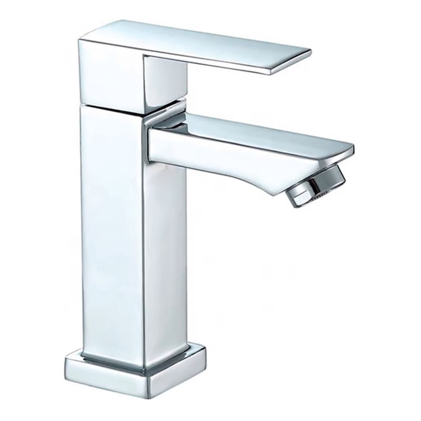 Torneira banheiro Moderna Metal Inox Lavabo Cuba 1/2 Cromada Preta Luxo