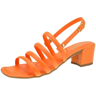 Sandália Saltinho Salto Baixo Confort Look Cores Premium Moda Fashion Tendência Moderna