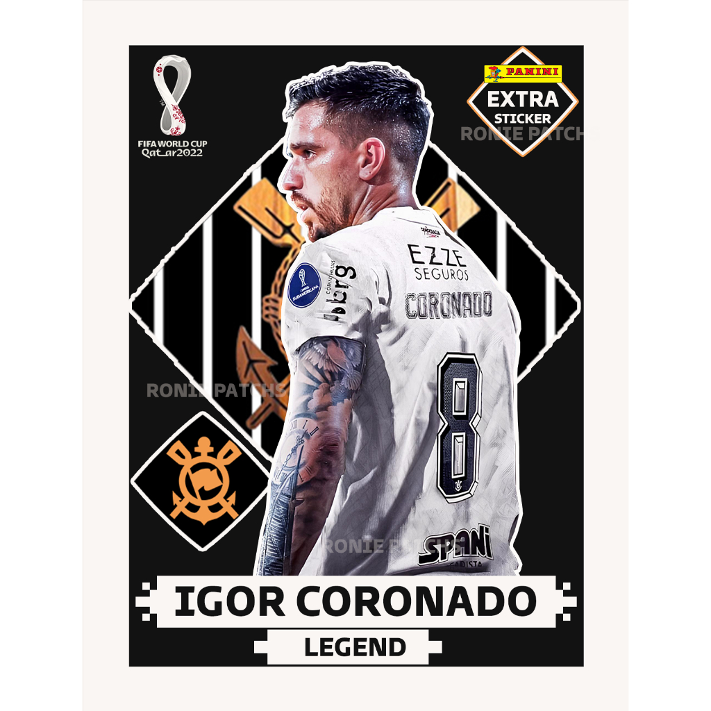 Figurinha LEGEND BLACK - IGOR CORONADO Exclusiva | Shopee Brasil