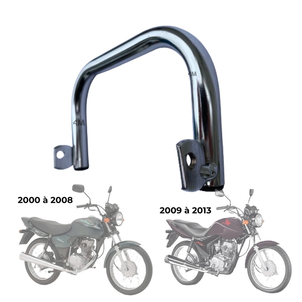 Barra amortecedor Cromada Estabilizadora Bengalas Cg 125 Titan 2009 à 2013
