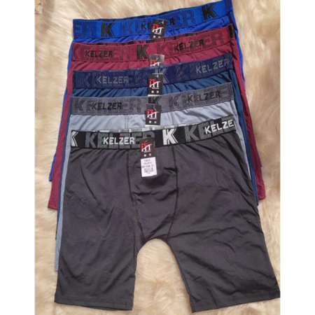 Kit 10 Cuecas Boxer microfibra masculina Ciclista  ...