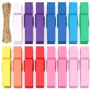 Mini Pregador Prendedor de Madeira 3,5cm Colorio+ Brinde | Shopee Brasil