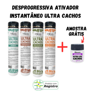Desprogressiva volta Cachos + Amostra Hidratação Ultra Cachos