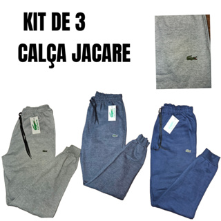 Kit de 3 Calças moletom LA unissex com bordado super confortável TODOS TAMANHOS P M G GG