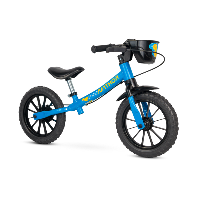 Bicicleta de equilibrio infantil 2 anos menino azul Nathor Balance Bike ...