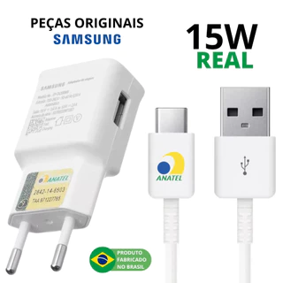 Carregador + Cabo USB - Tipo-C Original para Samsung Galaxy S20 fe S20 ULTRA