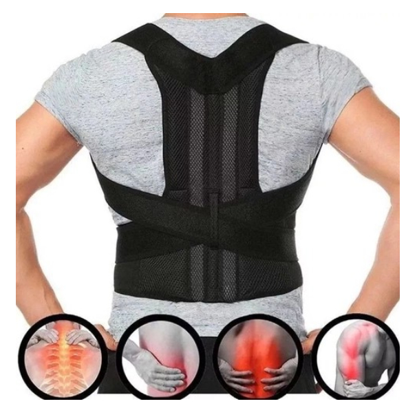 Corretor Postura Cinta Postural Para Coluna Corrigir Postura Protetor ...