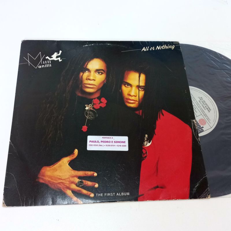 Lp Milli Vanilli All or Nothing - em ótimo estado