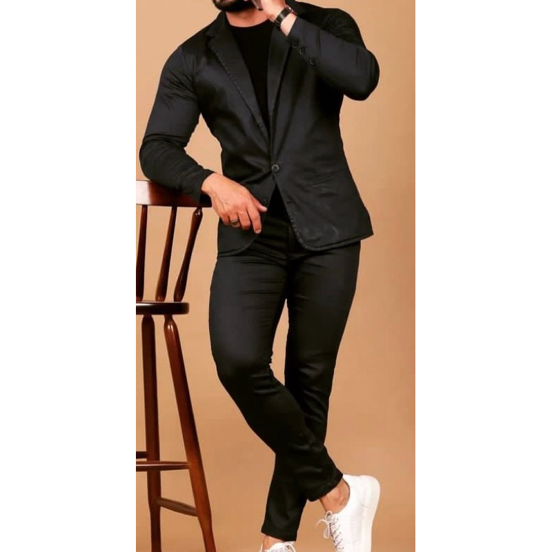 Conjunto Social Sport Fino Masculino, Calça+Blazer