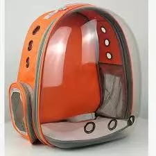 Mochila Bolsa Pet Visão Panorâmica Astronauta Gato Calopsita Cachorro Para Transporte Pet