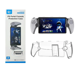 Capa Proteção Acrílico Premium Para Playstation Ps5 Portal + Split Grip Kit De Acessórios De PS 5