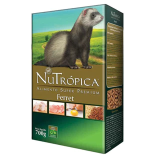 Ração para Ferret 700g Nutropica ferret Natural 700g extrusada para furao