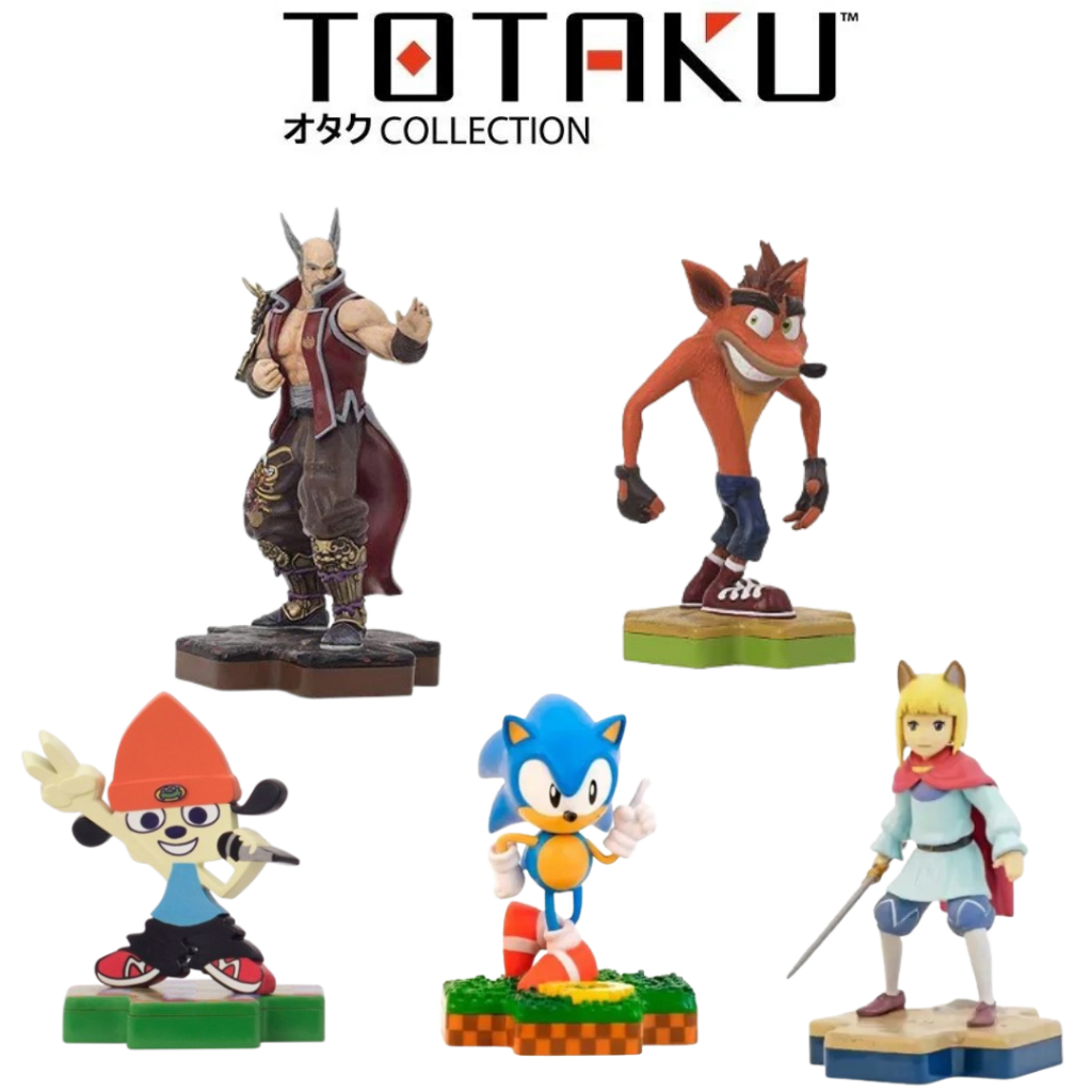 Totaku Collection - Estatueta - Boneco - Sonic, Crash, Tekken