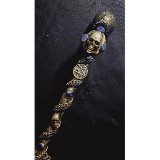 BENGALA EXU EXU CAVEIRA EXU TRANCA TUDO EXU TATA CAVEIRA AZUL