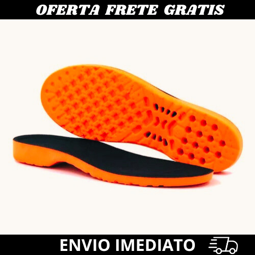 Palmilha Ortopedica Anatomica P.U em Gel Super Confortavel Linha Confort