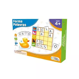 Jogo Educativo Forma Palavras Aprender Letras Pais e Filhos 3003