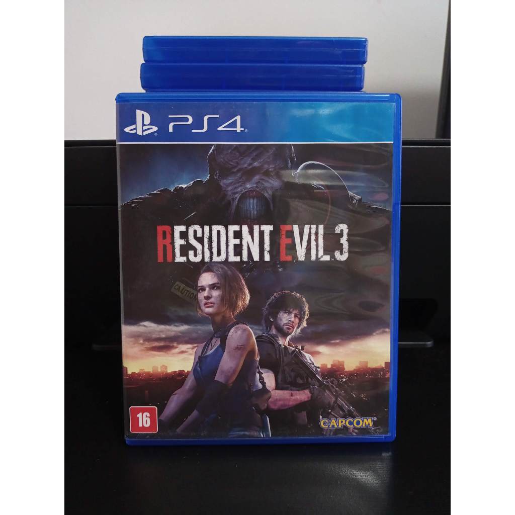 RESIDENT EVIL 3 Pour PS4 - Version UK Occasion En Bon état, Complet Avec Boîtier Et Instructions