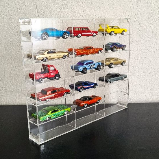 Expositor Hotwheels Acrílico 18 Nichos - 3 em 1 | Shopee Brasil