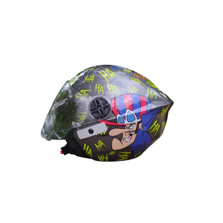 Capacete EBF - New Spark Jet - Personalizado Dick e Muttley - ha ha ha ha