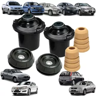 Kit Coxim Batente Corsa G2 Meriva Agile Astra Vectra Zafira Montana Dianteiro 2002 2003 2004 2005 2006 2007 2008 2009 2010 2011 2012 2013 2014