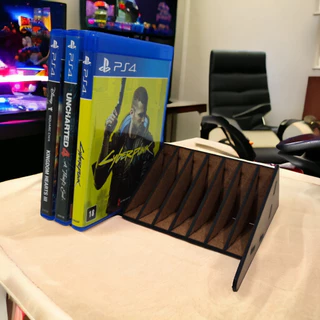 Organizador Porta jogos Gamer Playstation Xbox Nintendo Switch MDF