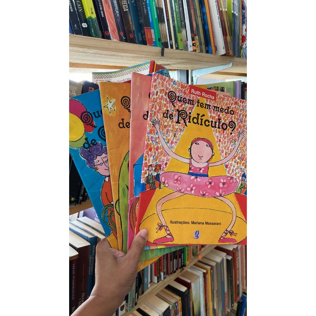 Quem tem medo de ridiculo? livros de capa comum autor Ruth Rocha ...