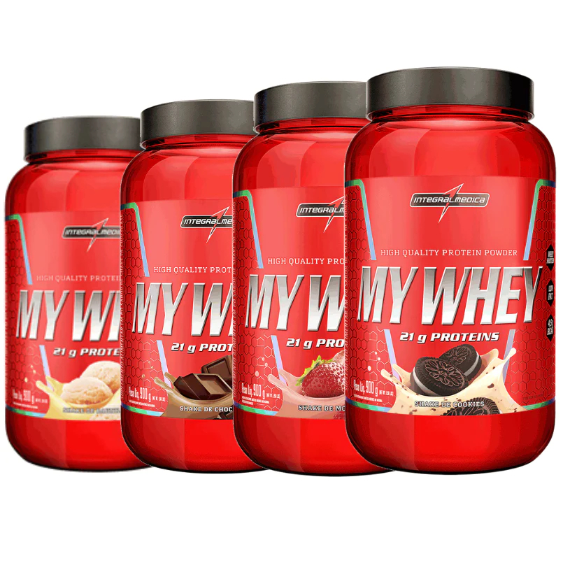 Whey Concentrado My Whey Pote 900g Integralmedica Shopee Brasil