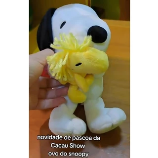 Ovo de Chocolate Cacau show 160 Gramas Com Um Lindo Ursinho Snoopy ( ORIGINAL )