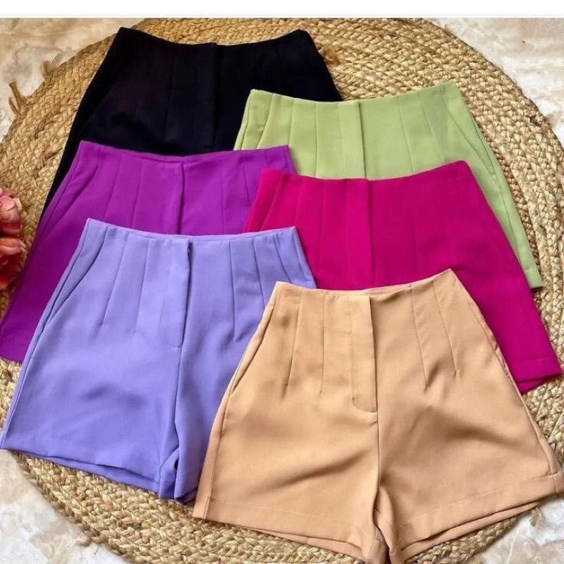Hela zipped shorts set