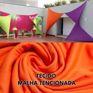 Tecido Malha tencionada Helanca - 5 metros x 1,80 largura. Tendas, Toldo, Festas, painel, sublimação, forros e roupas.