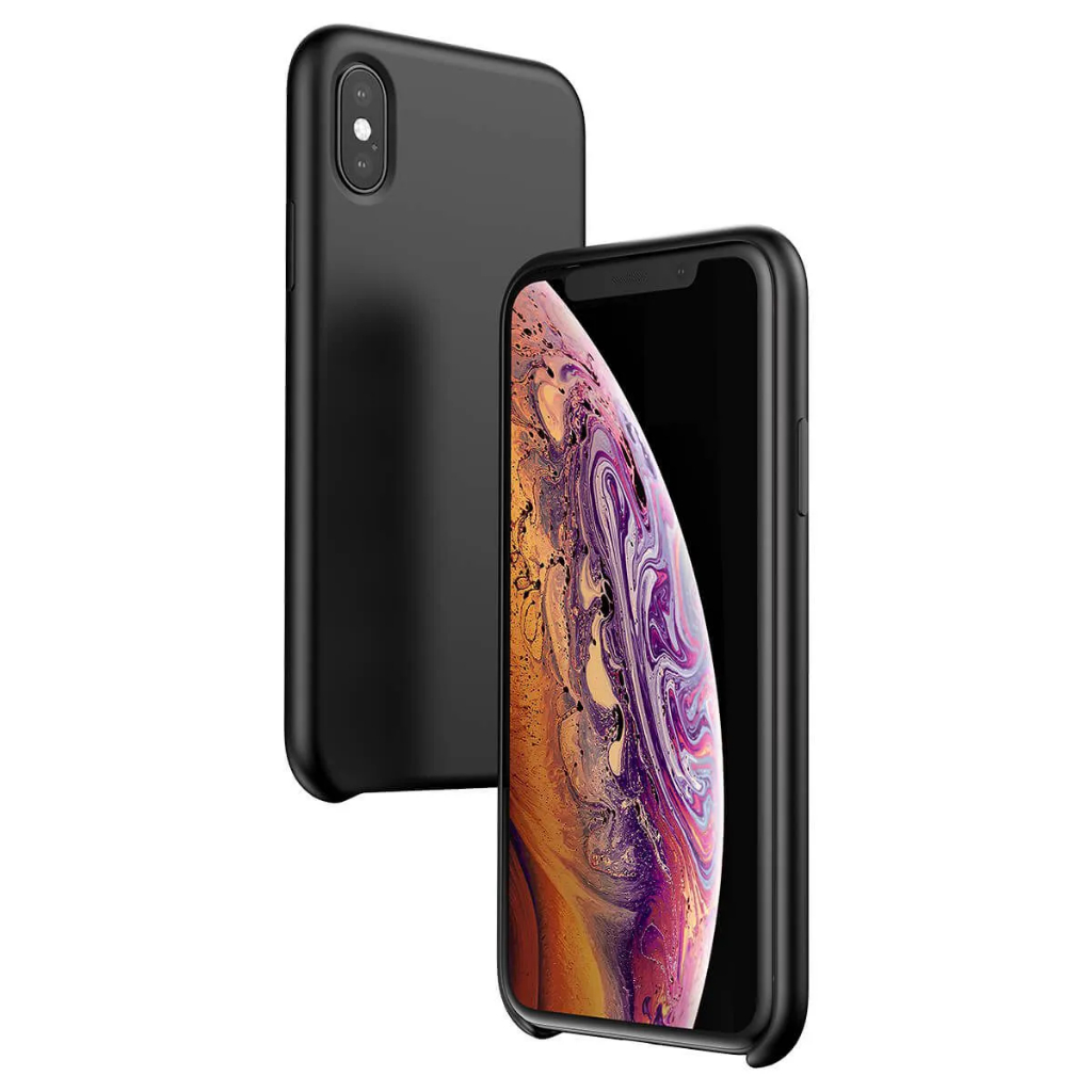Capa S/Logo para iPhone XS Max Preta ( WIAPIPH65-SL01 )