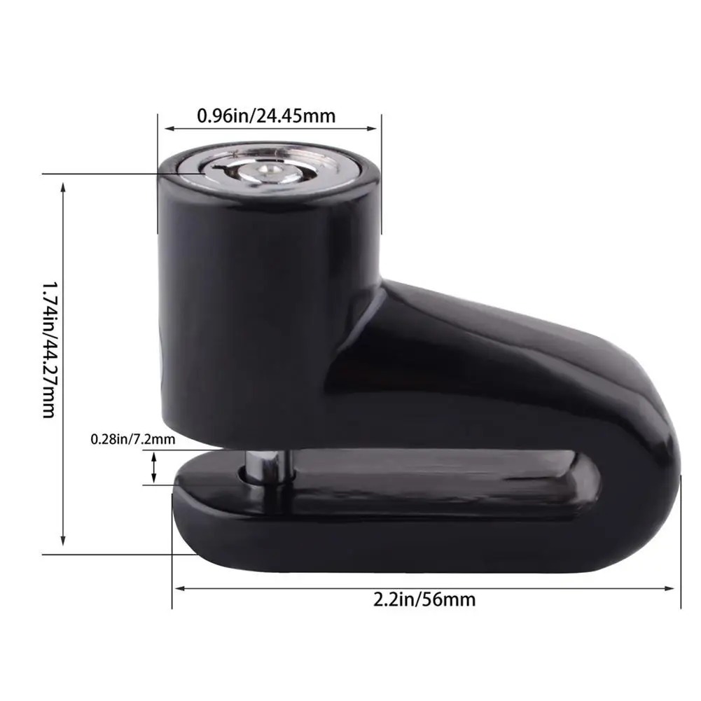 Cadeado Trava Para Disco Freio Moto Patinete Antifurto Universal