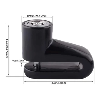 Cadeado Trava Para Disco Freio Moto Patinete Antifurto Universal