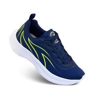 Tenis Masculino Escolar Academia Original FREEDOM Corrida Caminhada Lançamento VERDE LIMAO
