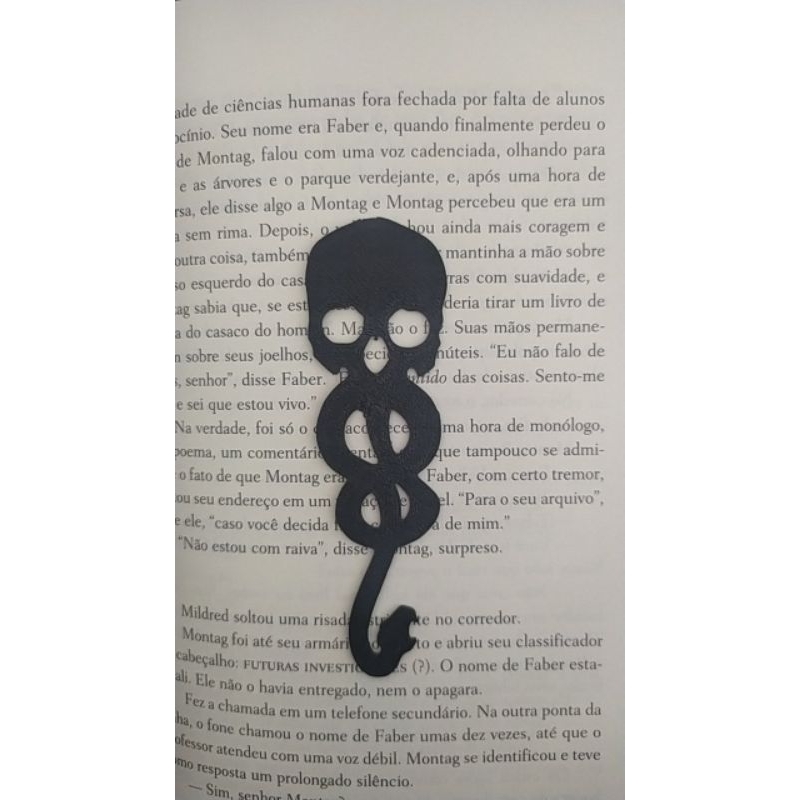 Bookmark/marca páginas de plástico Marca negra - Lord Voldemort - Harry Potter