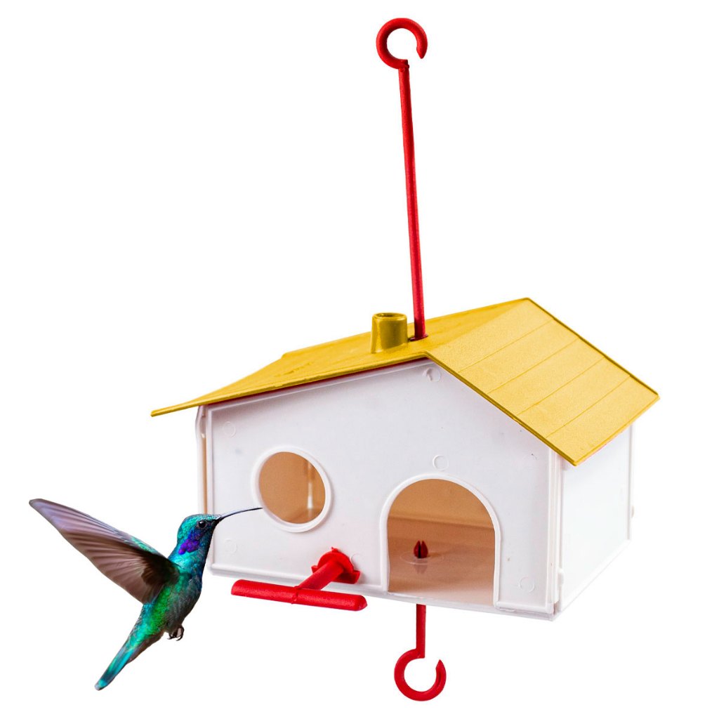 Casinha Beija-flor Colorida Plástica com Gancho e Poleiro | Shopee Brasil