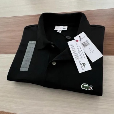 Camisa Polo Lacoste Básica Bordada Modelo Peruana Envio Imediato - Promoção Imperdivel