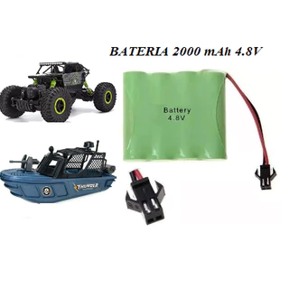 Bateria Recarregável AA 2000 mah - 4.8V para Carrinhos e Barcos - Pronta Entrega em Todo Brasil