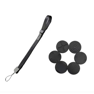 Grips analógico kit 6 unidades + Alça correia de mão, Ps Vita Fat e Slim