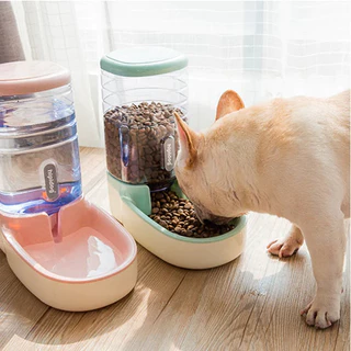 Comedouro e Bebedouro para Cachorros e gatos - Alimentador automático Pet