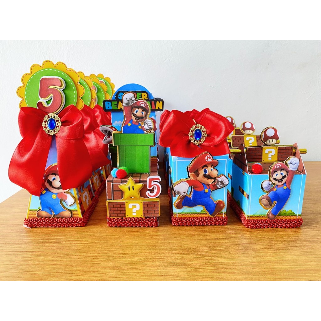 kit personalizado super mario de luxo